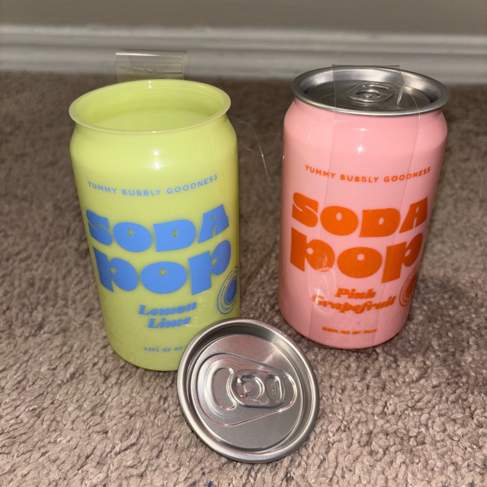 "Secret storage" pop cans SET OF 2